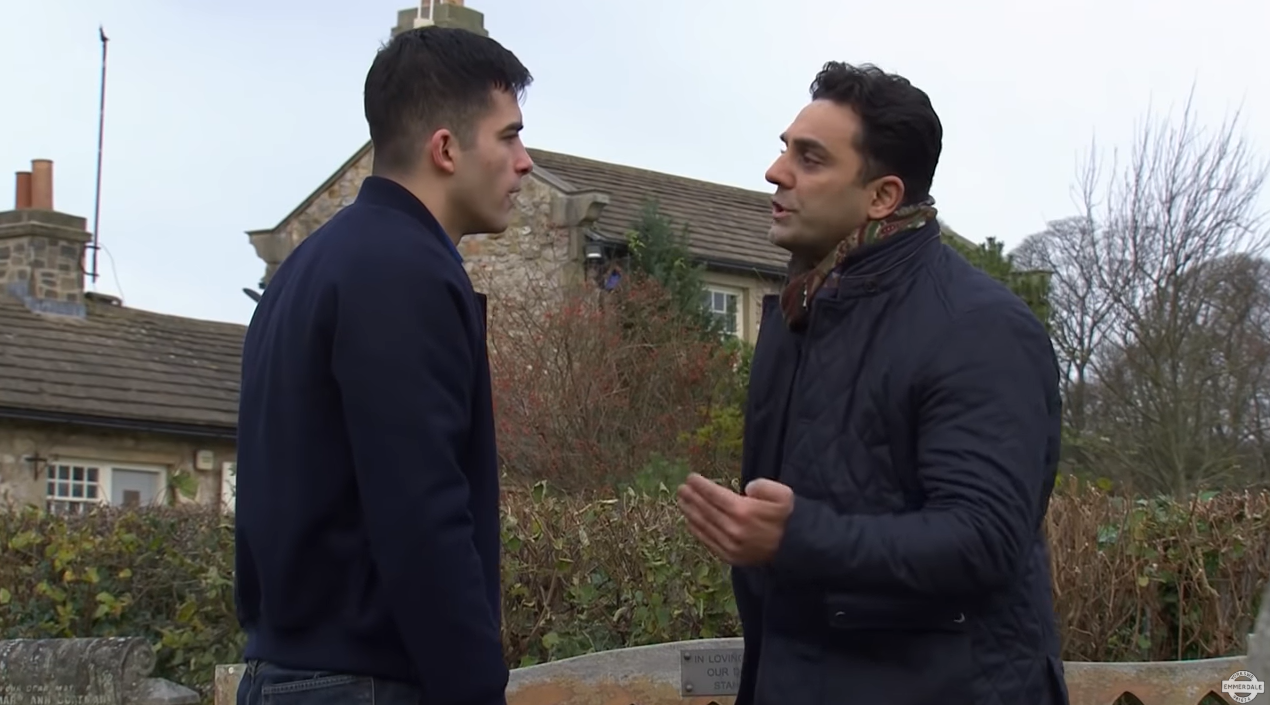 Emmerdale Kirin and Rakesh Credit ITV / YouTube