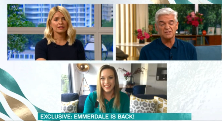 Holly and Phil were excited by the news (Credit: ITV)