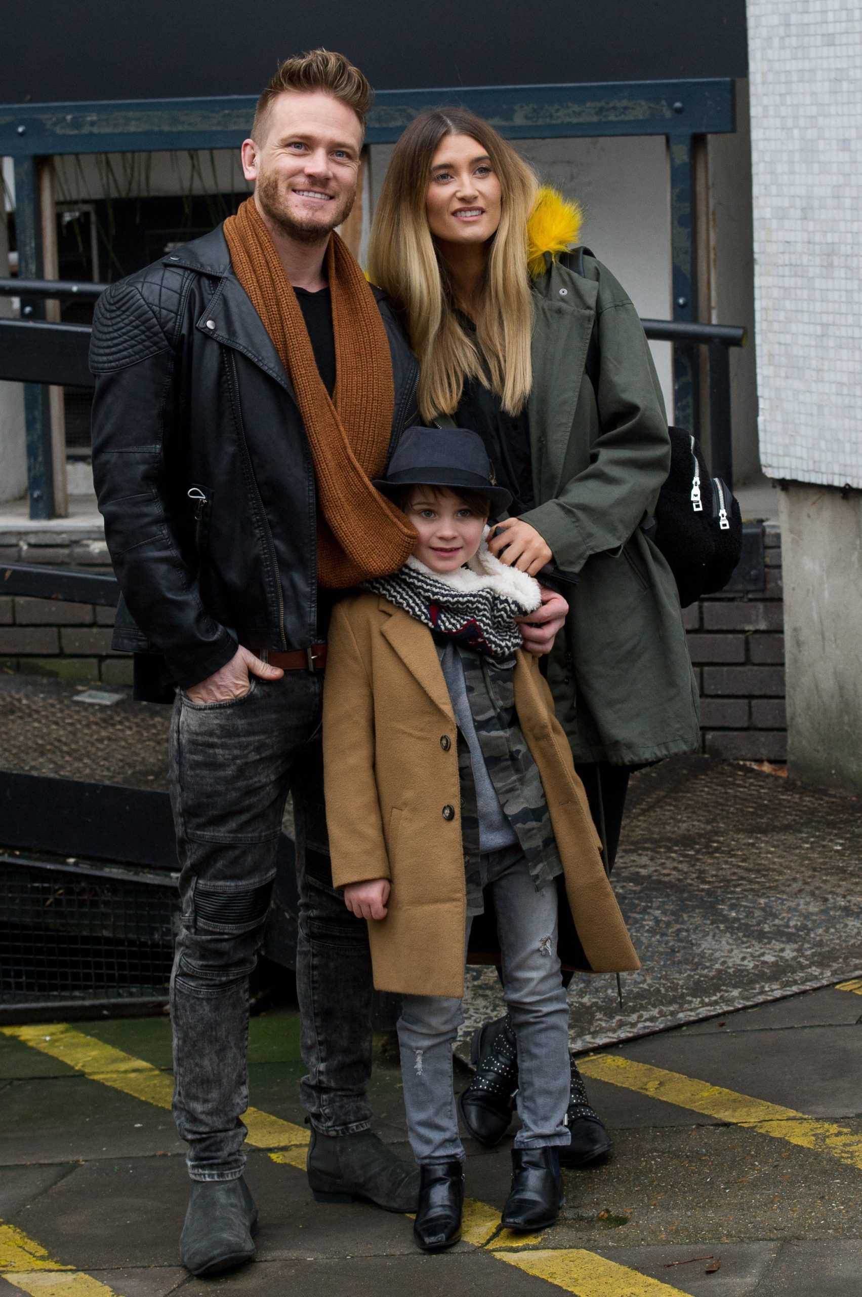 Emmerdale cast members Charley Webb and Matthew Wolfenden