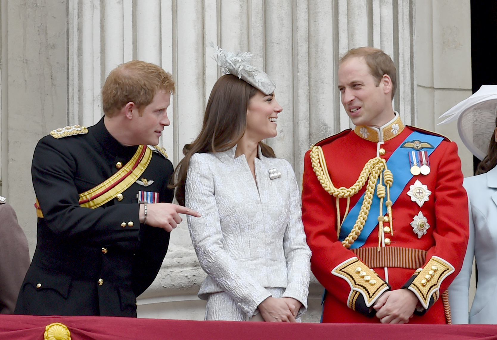 Harry, Kate and William