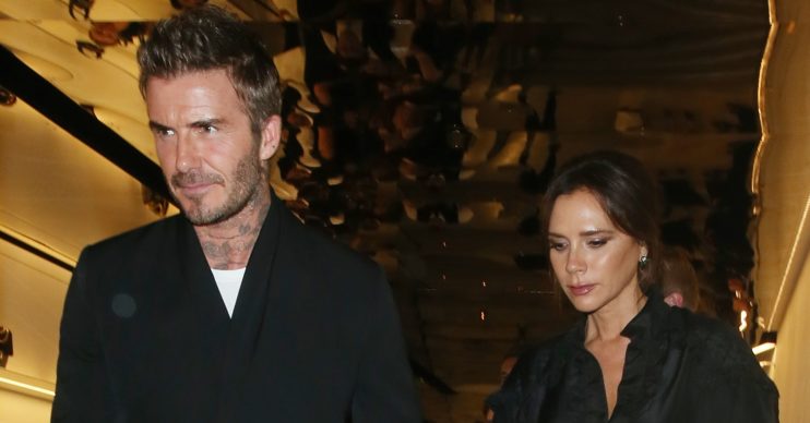 David Beckham and Victoria Beckham