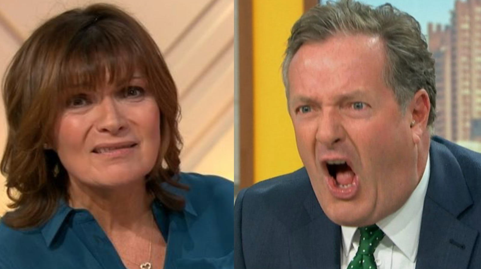 Lorraine Kelly Piers Morgan