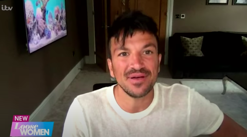 peter andre loose women