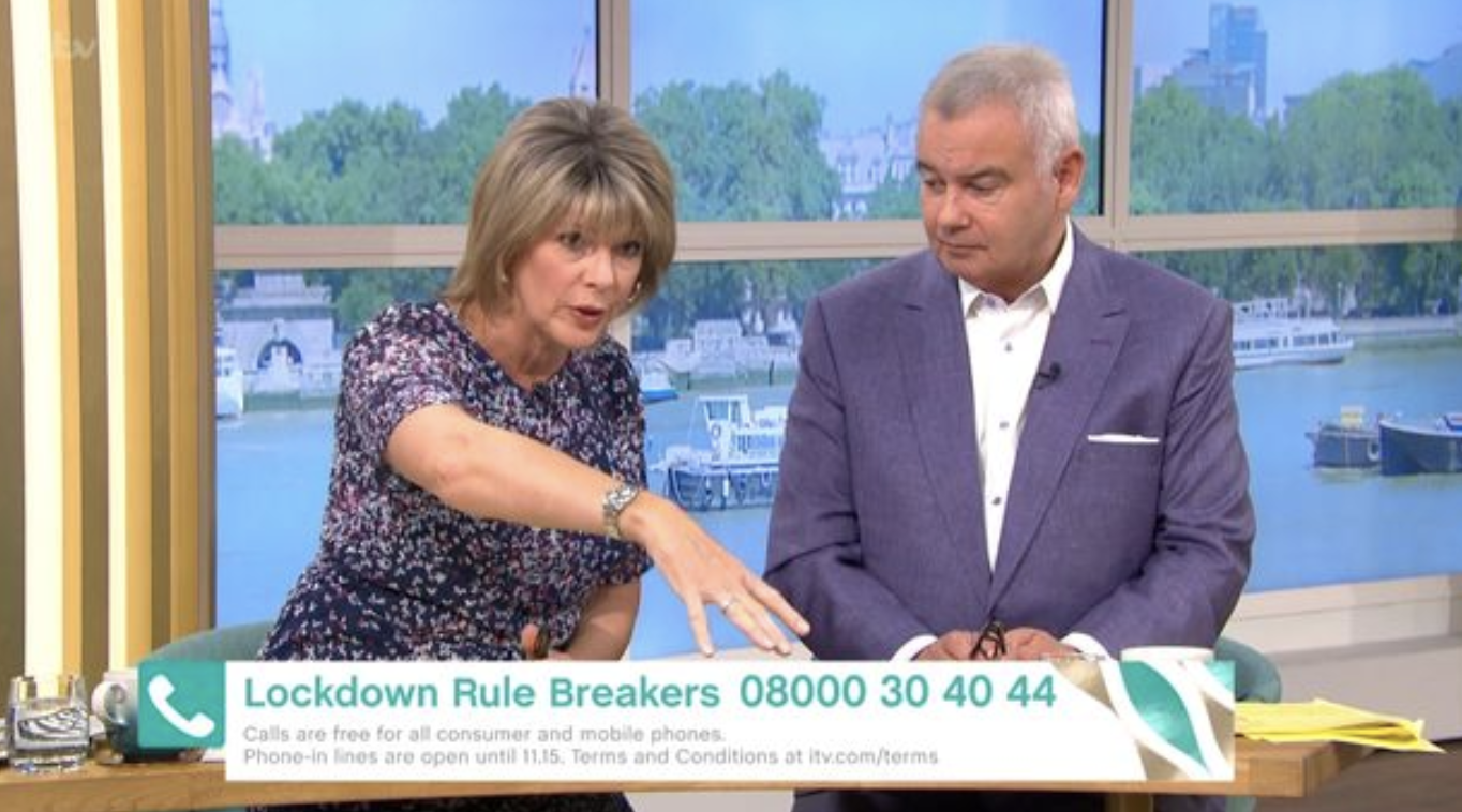 ruth langdford lockdown fail