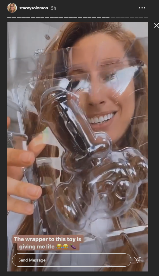 Stacey shared some suspect packaging on Instagram (Credit: Stacey Solomon/Instagram)