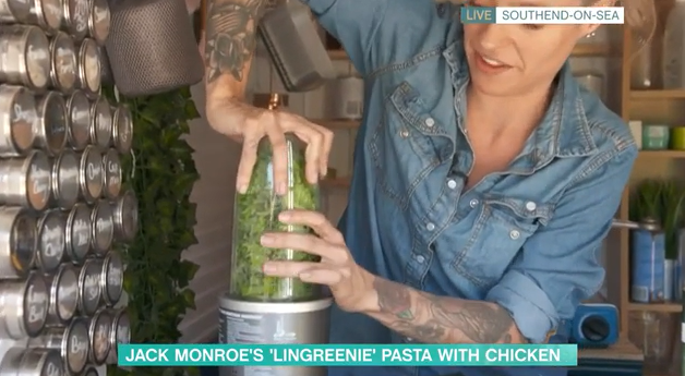 We heard more from the blender than the chef on This Morning! (Credit: ITV)
