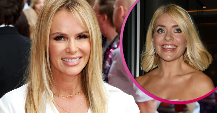Amanda Holden and Holly Willoughby