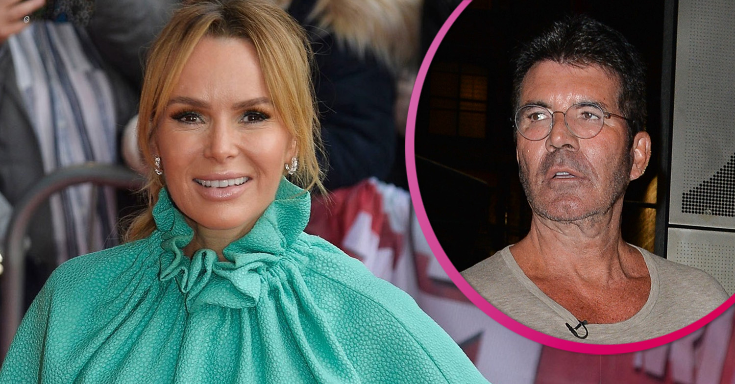Amanda Holden and Simon Cowell