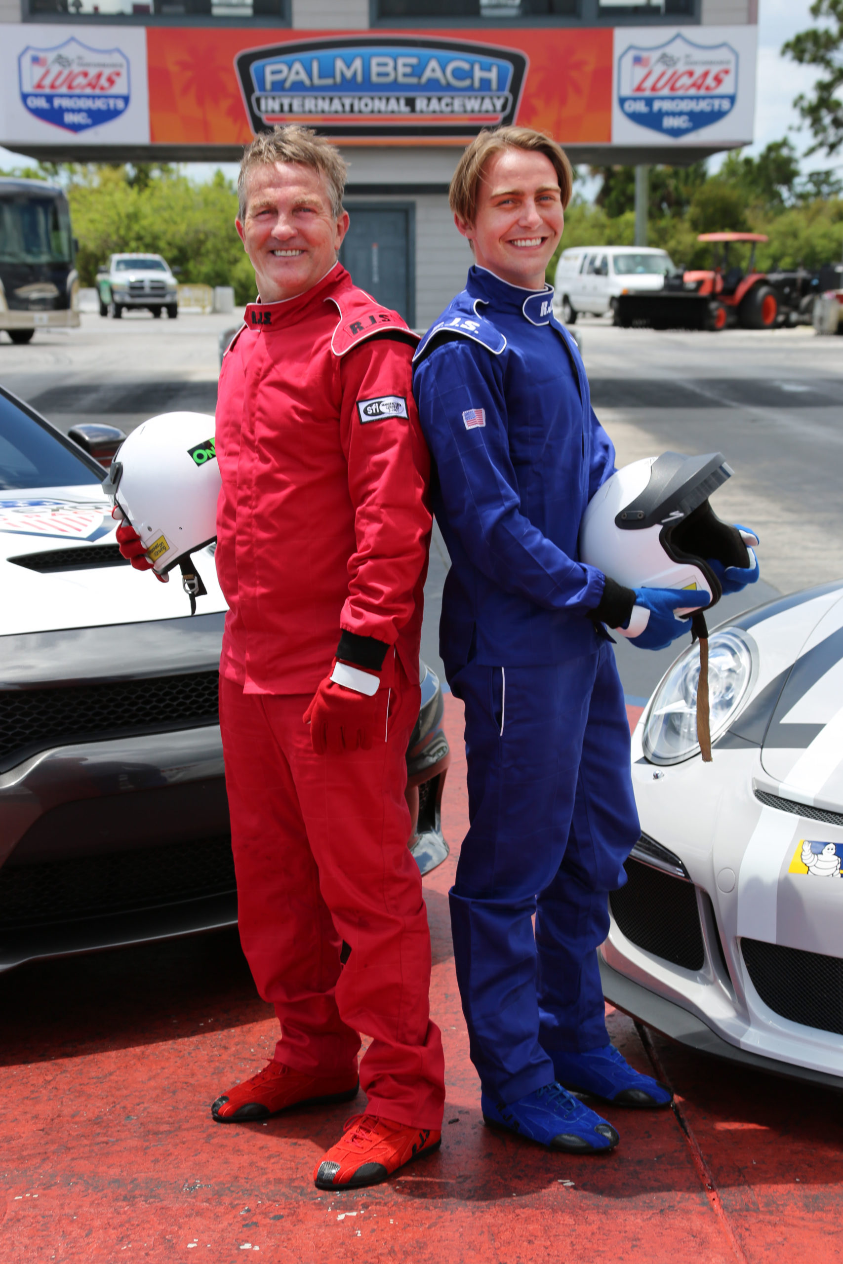 Bradley Walsh and son Barney