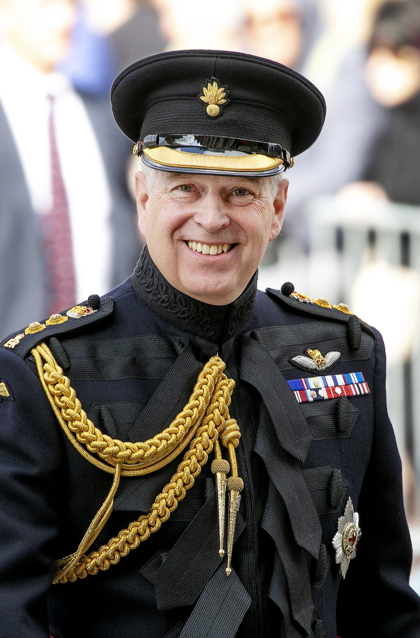 Prince Andrew back in public