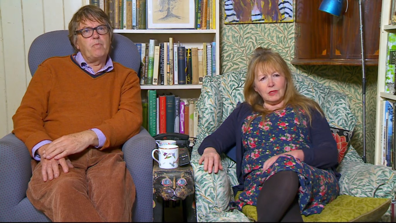 Mary told husband Giles Kim Jon-un's sister was a "James Bond villain" (Credit: C4)