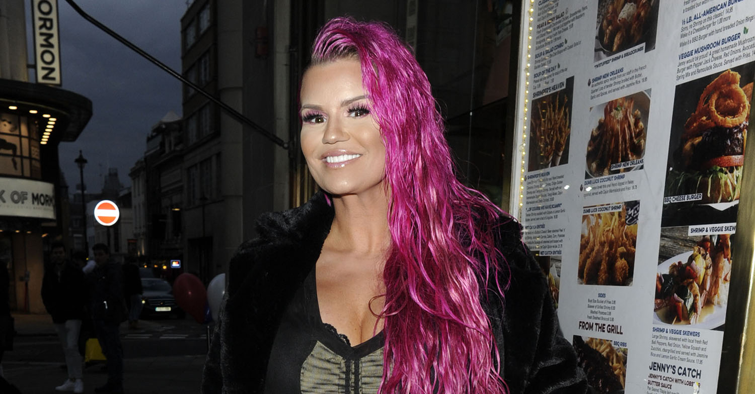 kerry katona pink hair