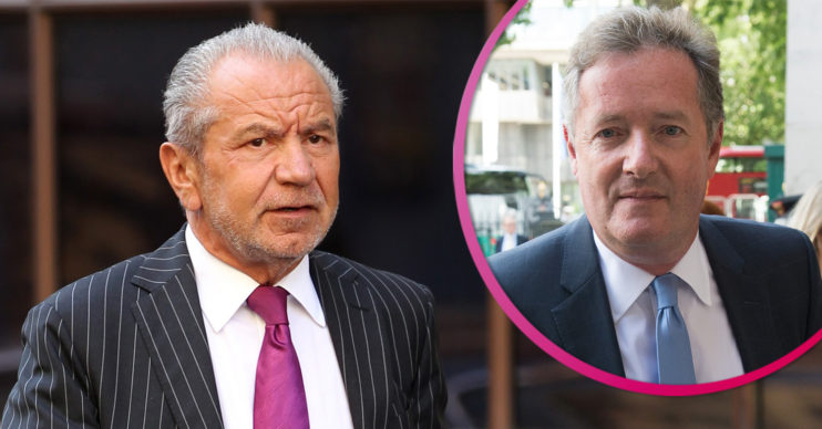 Lord Sugar and Piers Morgan