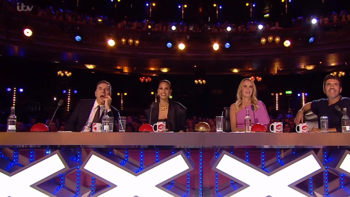 Britain's Got Talent judges were cracking up at Nabil's jokes (Credit: ITV)