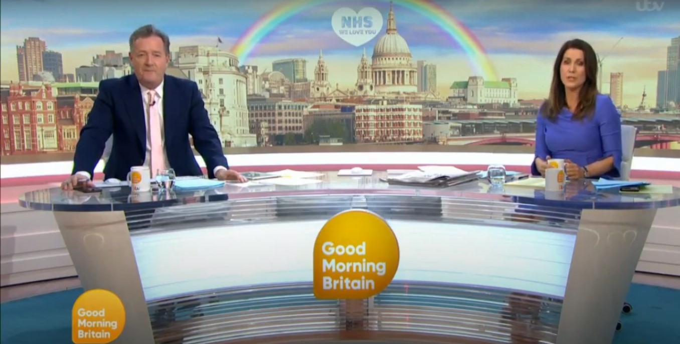 Piers Morgan has revealed he will be back on GMB this Monday (Credit: ITV)