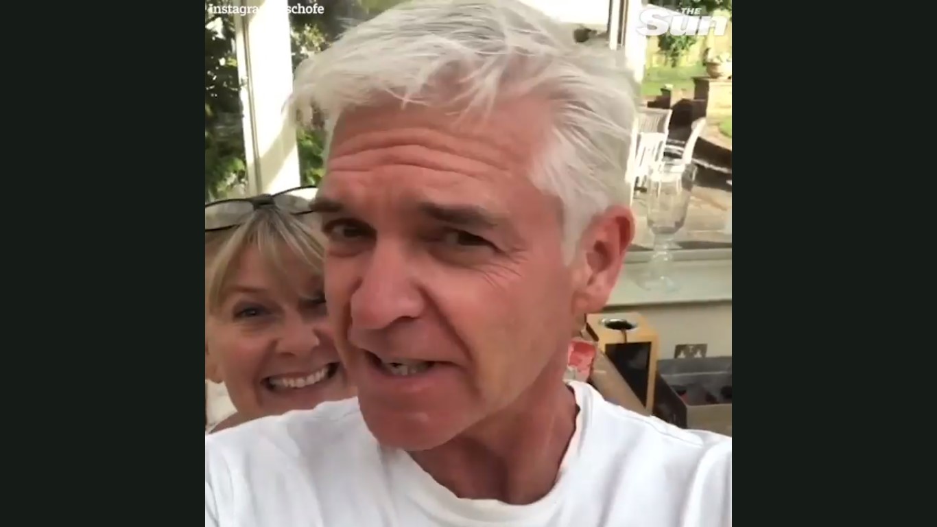 Phillip joked that Steph should get the bread knife out (Credit: Phillip Schofield/Instagram)