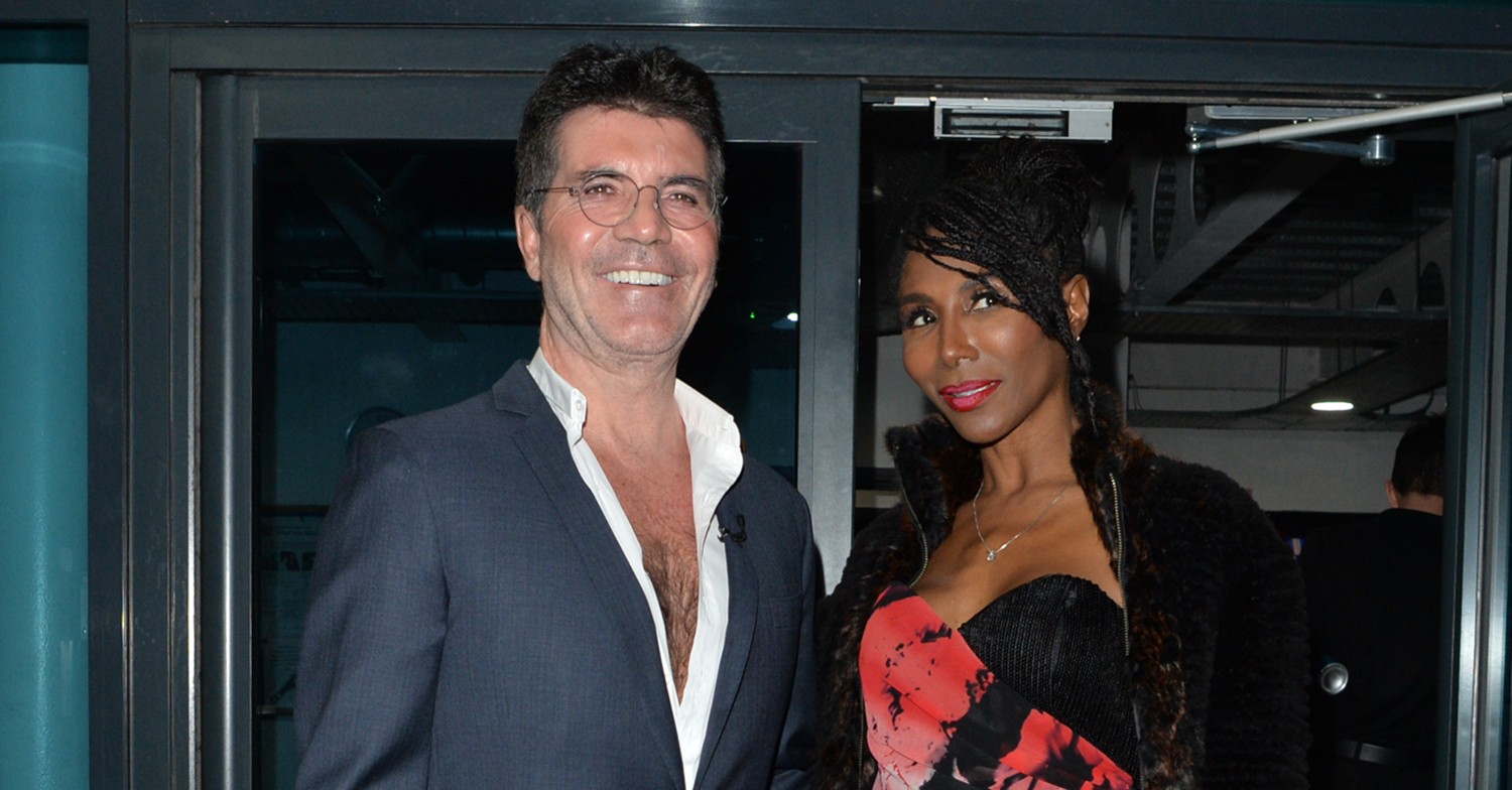 Simon Cowell and Sinitta seen at the X factor , London