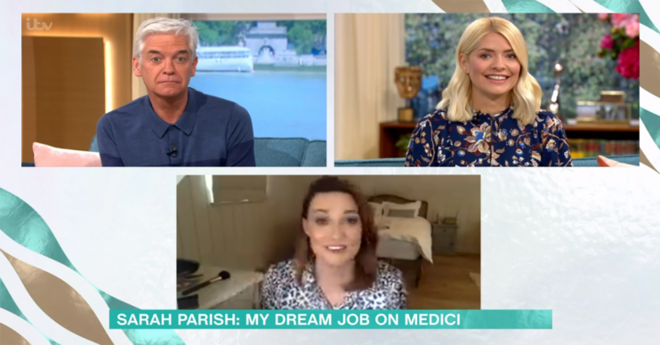 Sarah Parish on This Morning