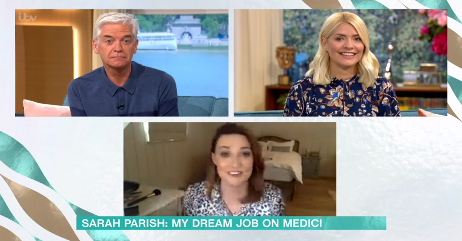 Sarah Parish on This Morning