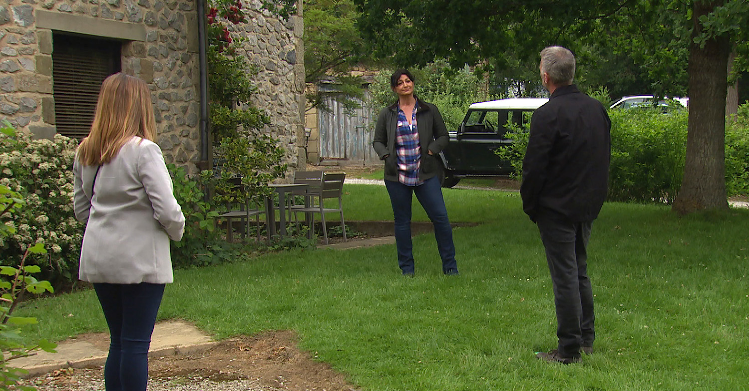 Moira discovers the truth about Harriet and Malone next week (Credit: ITV)