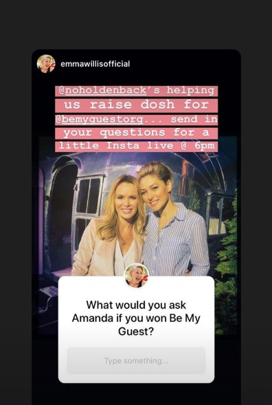 Amanda Holden and Emma Willis