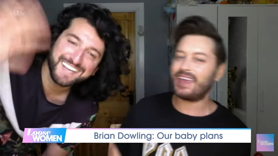 Brian Dowling and husband Arthur