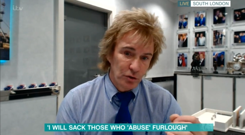 Charlie Mullins made his stance pretty clear on This Morning (Credit: ITV)