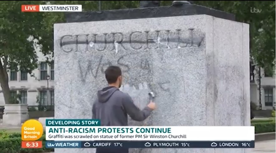 Churchill statue