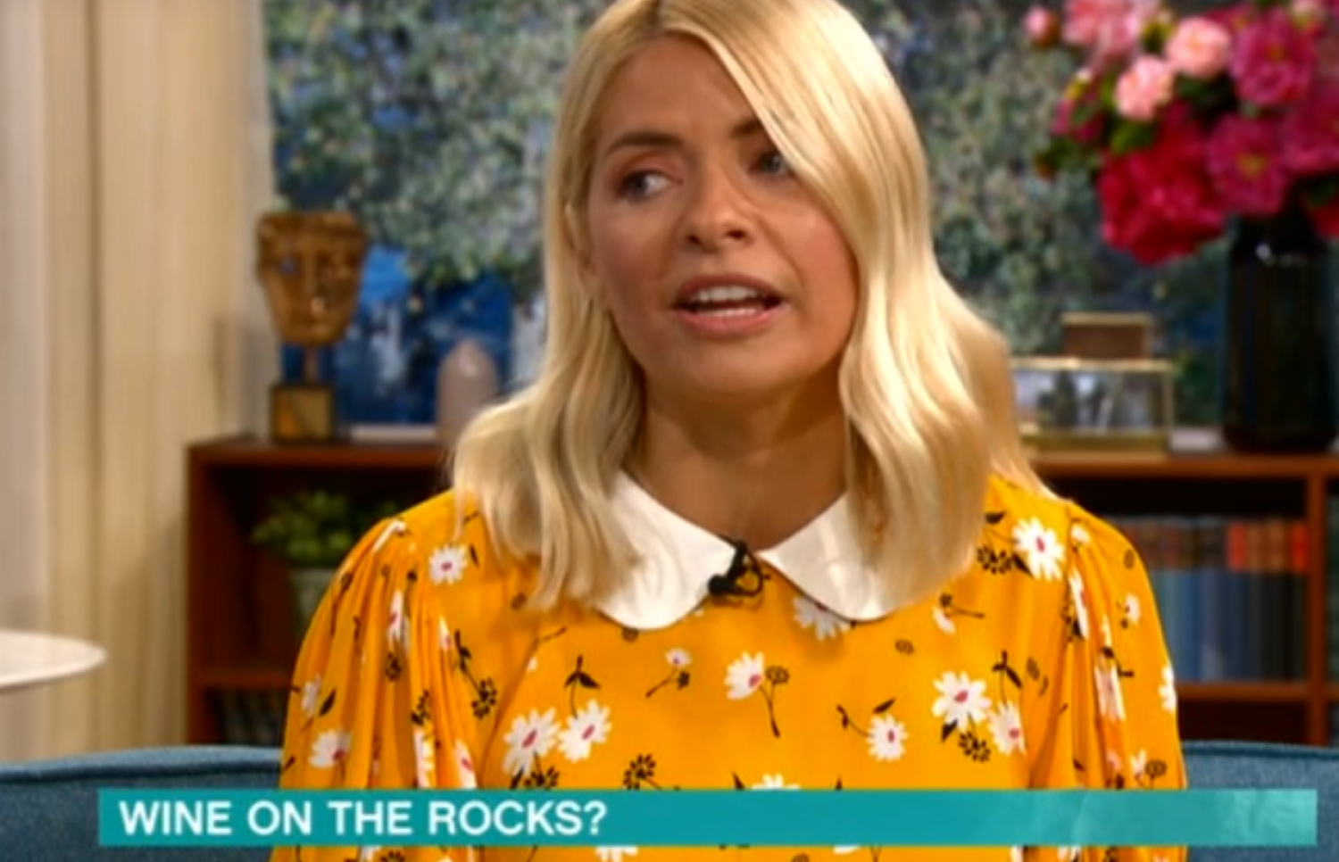Holly Willoughby this morning ITV
