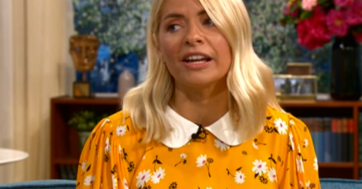 Holly Willoughby this morning ITV