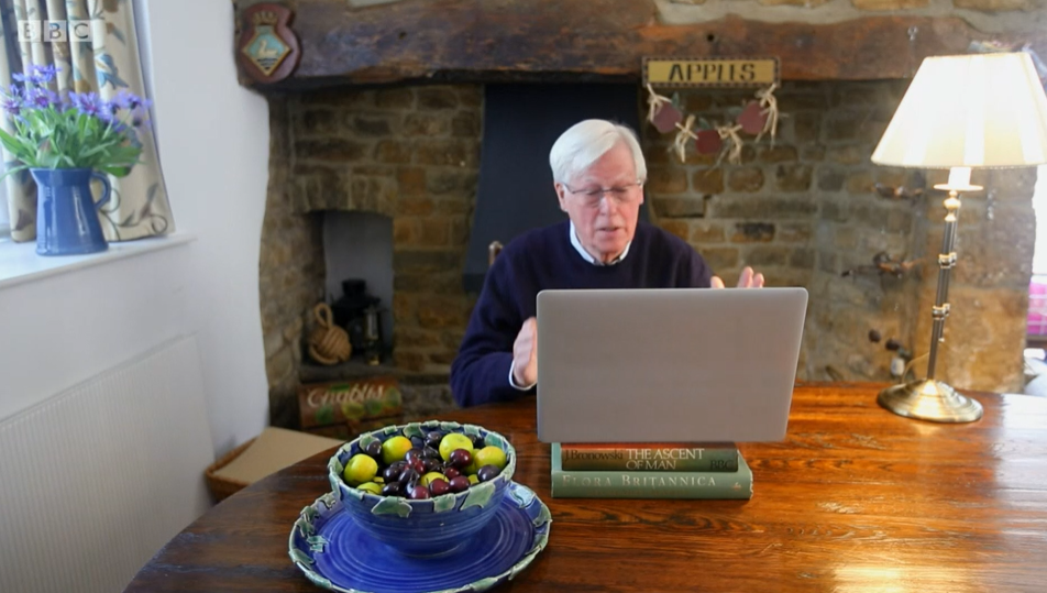 John's literary collection got people talking (Credit: BBC)