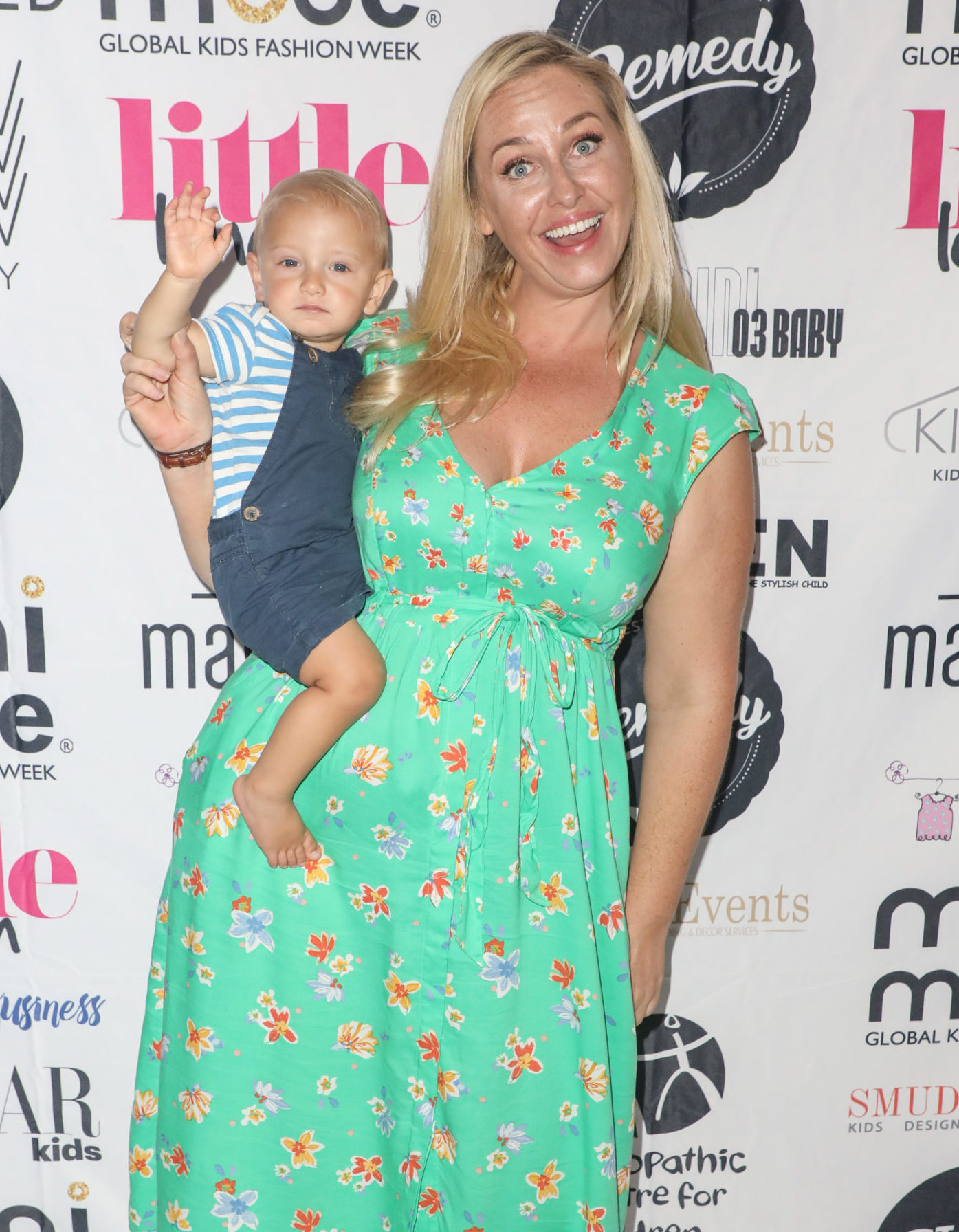 Josie Gibson and son
