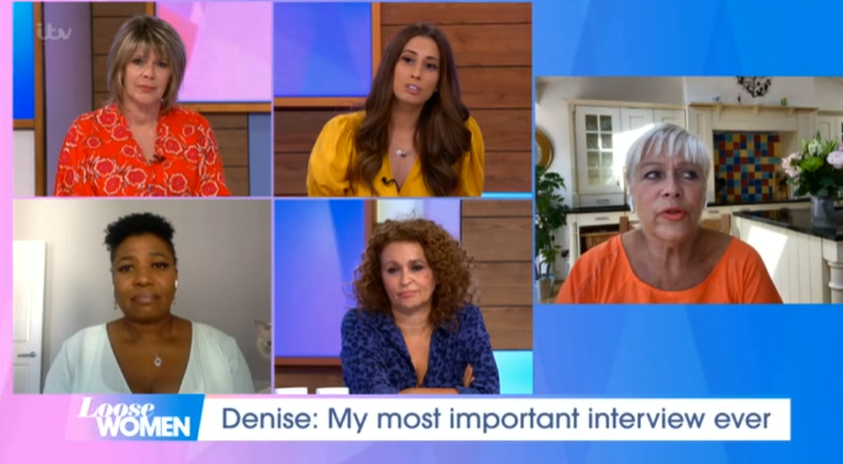 Loose Women Denise Nadia ITV