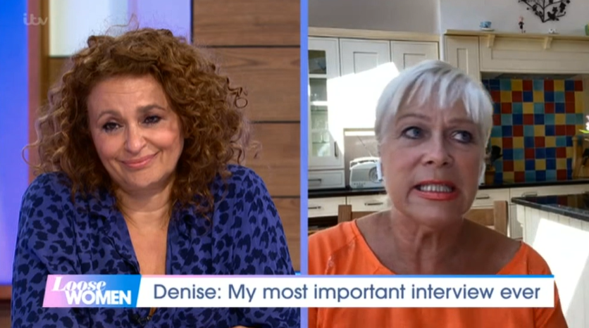 Loose Women Denise Nadia ITV