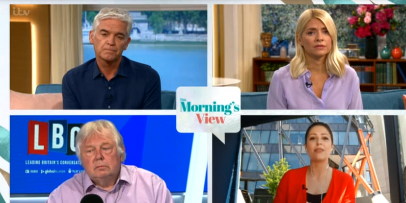 The Mornings View guests were shocked at the queues Credit: ITV)