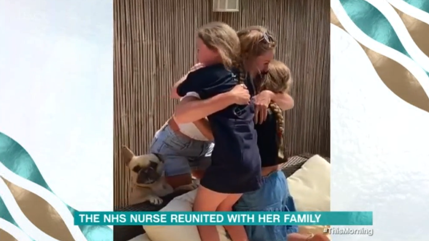 Suzie reunited with her children after two months (Credit: ITV)