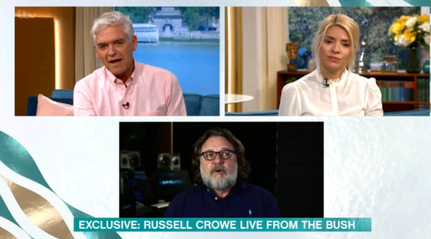 Russell Crowe This Morning ITV