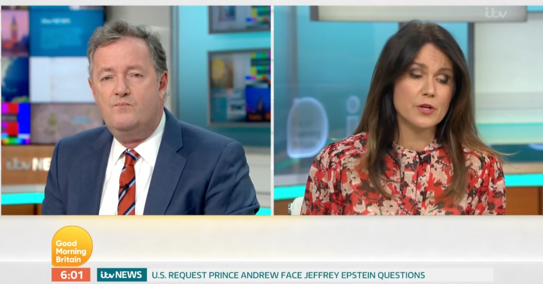 Piers Morgan Susanna Reid GMB