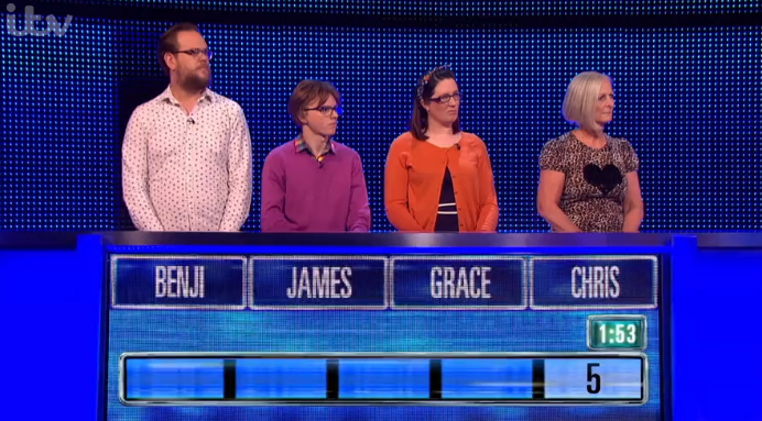 The Chase Credit ITV