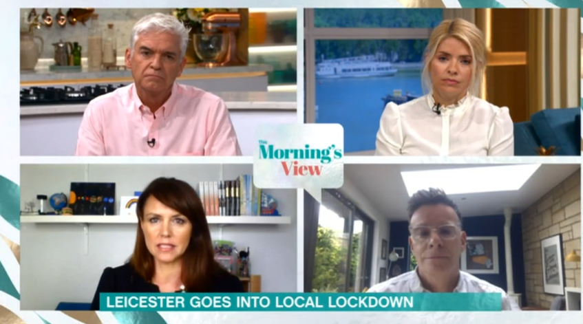 Beverley Turner gave her views on This Morning (Credit: ITV)