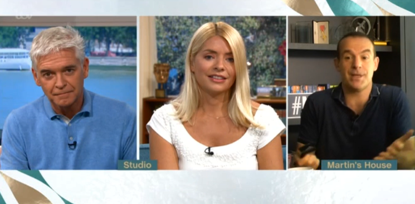 Things got a bit heated between Phillip and Martin on This Morning (Credit: ITV)