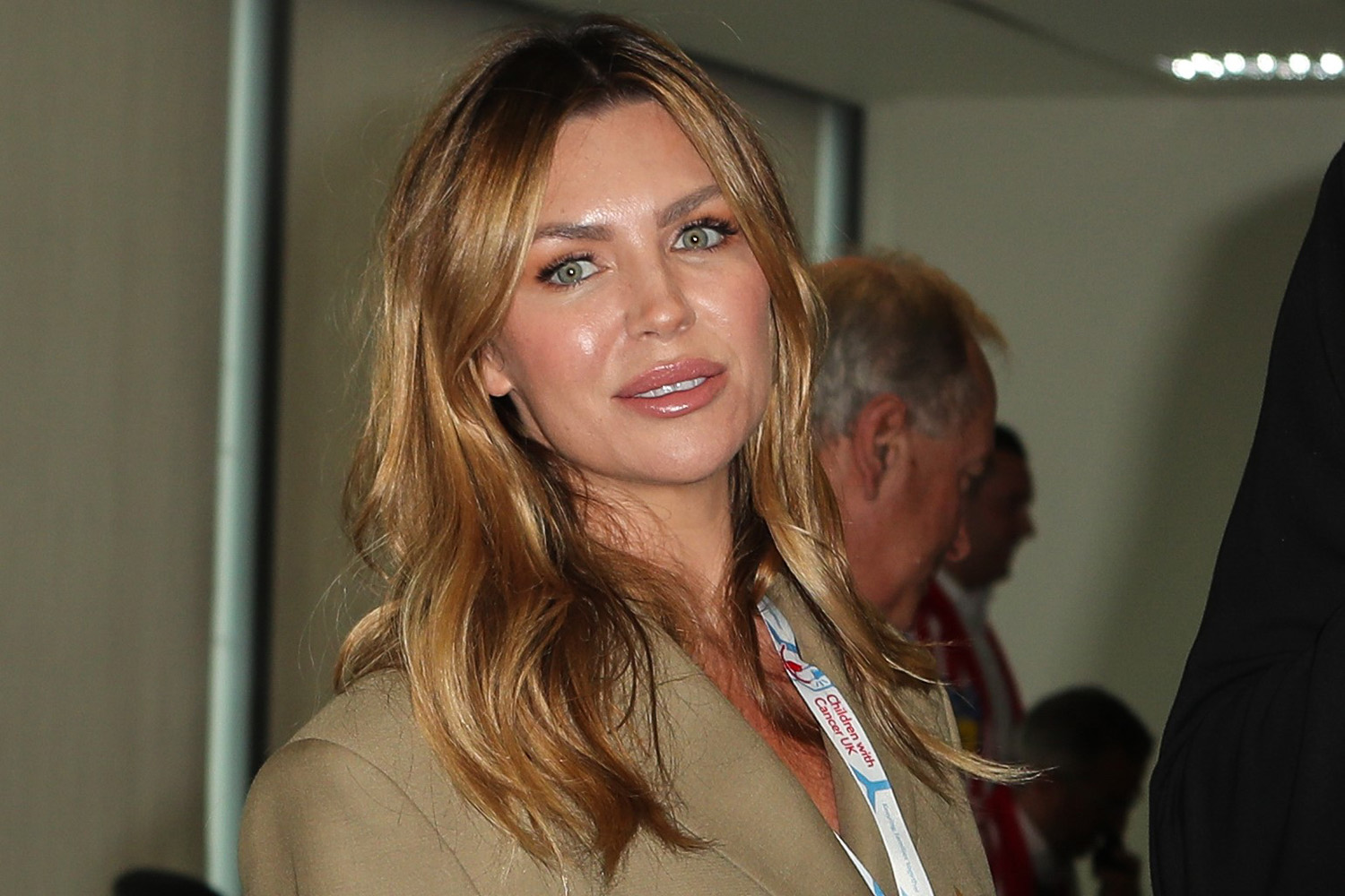 Abbey Clancy stuns in mini dress