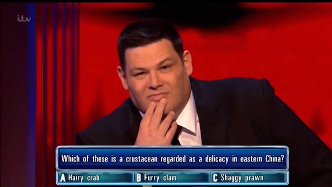 The Beast faced his own battle to keep a straight face (Credit: ITV)