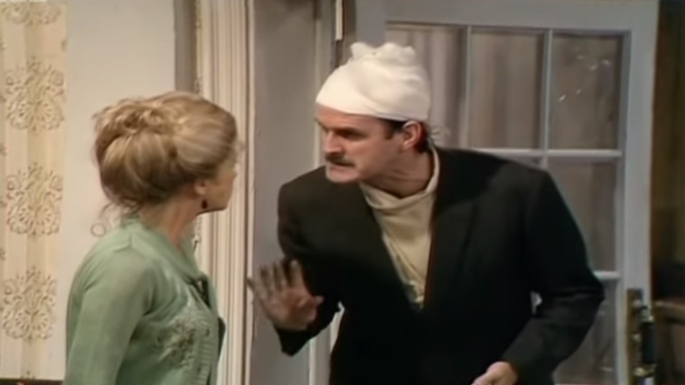 The Fawlty Towers episode Don't Mention the War has been removed (Credit: BBC)