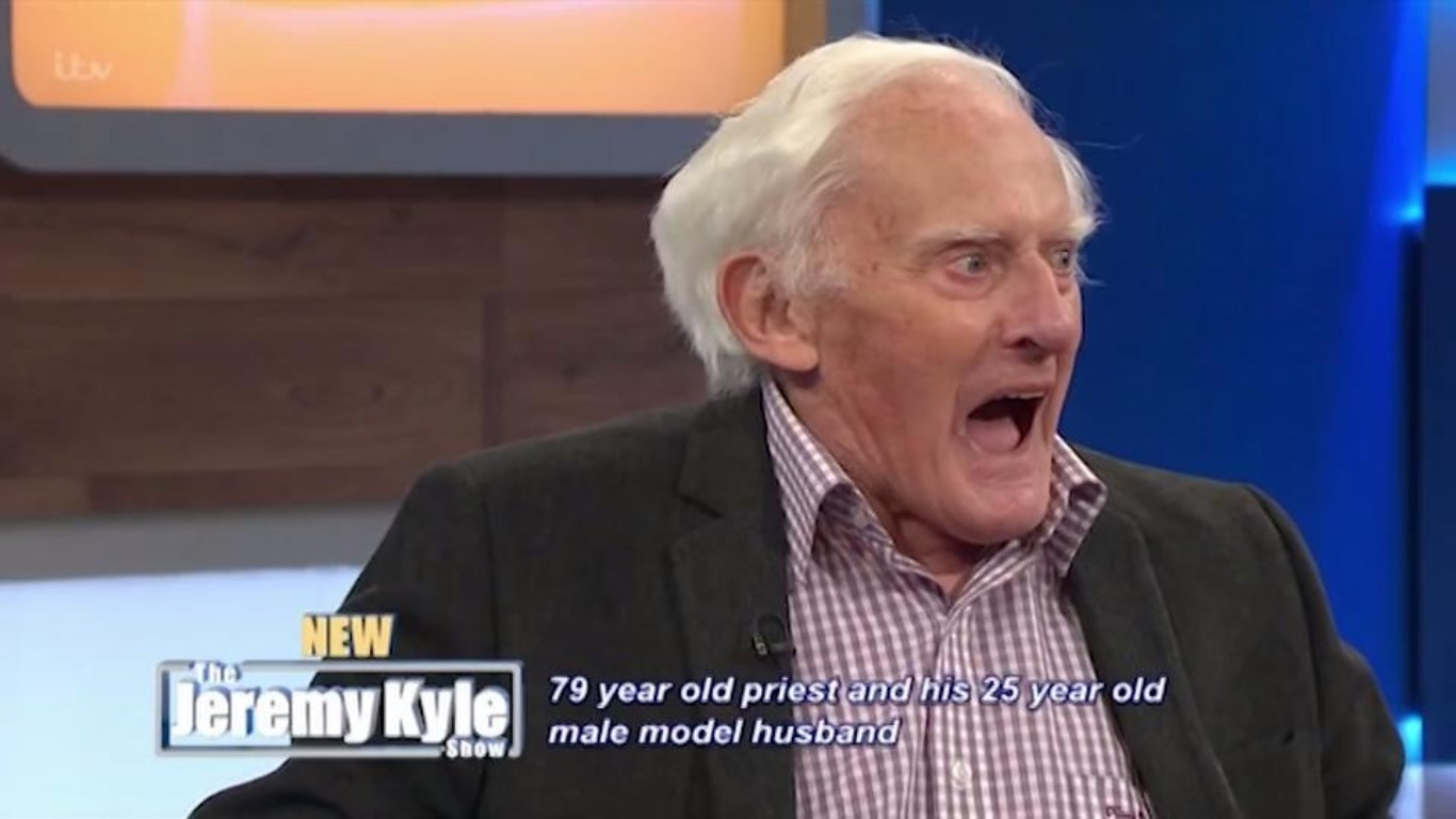 Philip previously appeared on The Jeremy Kyle Show to talk about the unusual relationship (Credit: ITV)