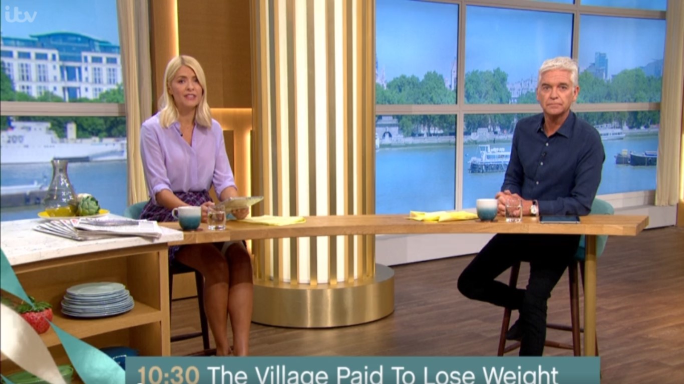 Holly and Phil returned to This Morning this week following a half-term break (Credit: ITV)