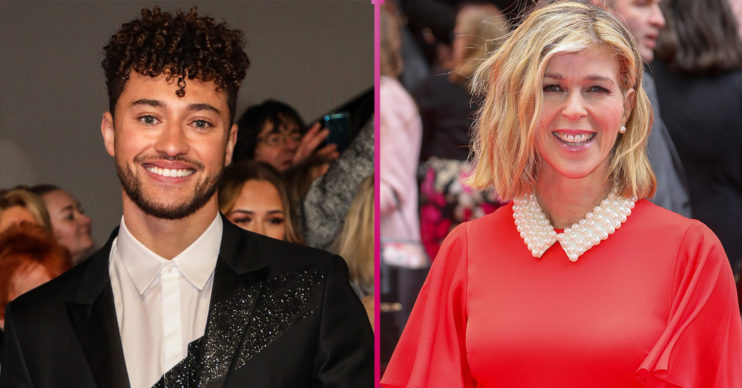 Myles Stephenson and Kate Garraway