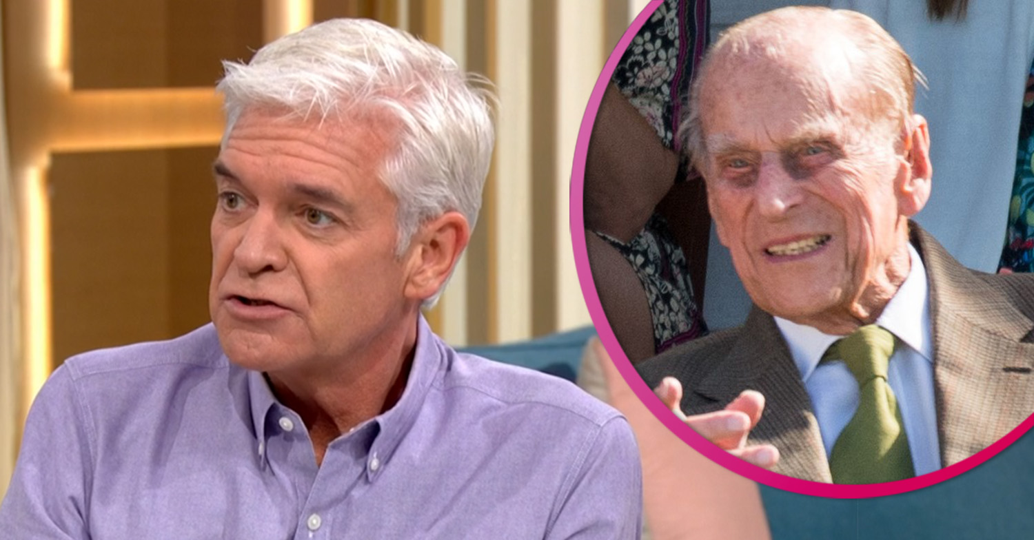 Phillip Schofield and Prince Philip
