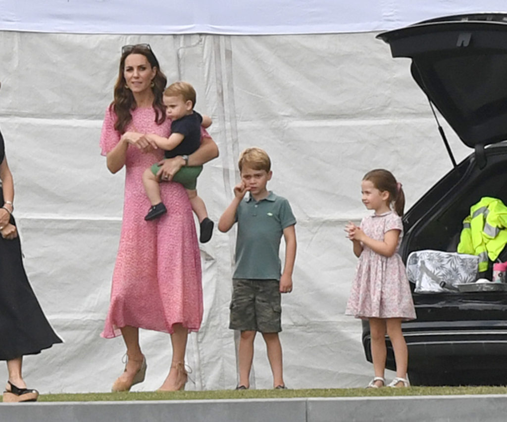 Prince Louis likes Mary so much, his first word was Mary (Credit: Splash News)