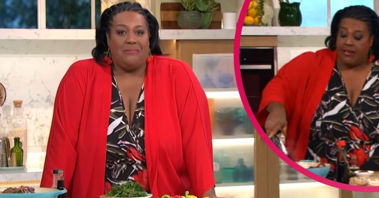 Alison Hammond cooking on This Morning ITV